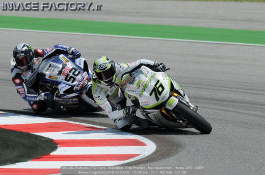 2010-06-26 Misano 2732 Carro - Superbike - Free Practice - Max Neukirchner - Honda CBR1000RR
